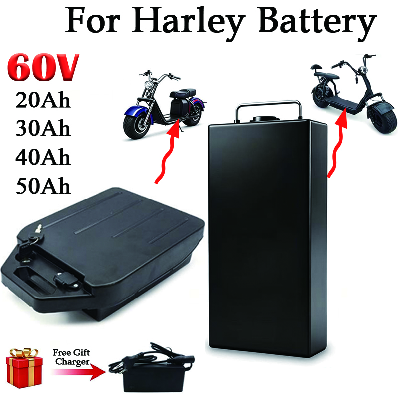 60V 50Ah Electric Scooter Battery - For Harley Battery 60V 20Ah 30Ah