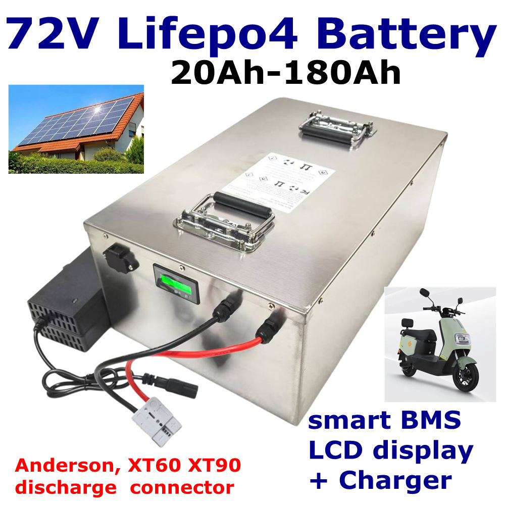 72V 40Ah Lifepo4 Battery Pack - JN- 24S BMS 72V 20Ah 40Ah
