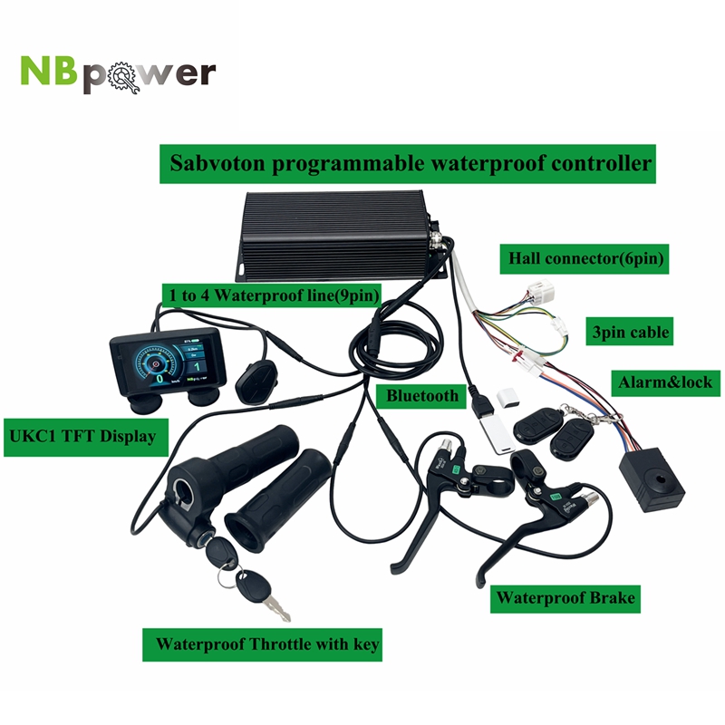 72V 100A Sabvoton Controller - Programmable Sabvoton SVMC 72V 80A 100A