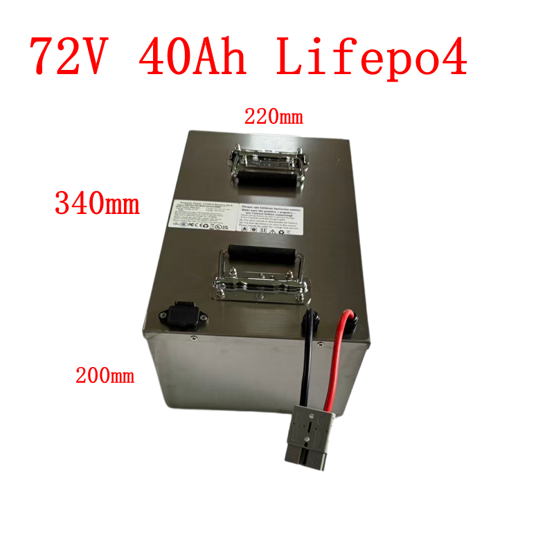 72V 40Ah Lifepo4 Battery Pack - 24S 72v 40ah lifepo4 lithium phosphate