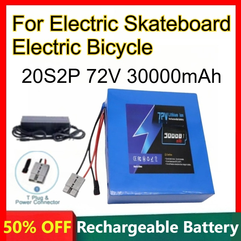 72V 40Ah Lifepo4 Battery Pack - 21700 Polymer Lithium Battery 20S2P 72V