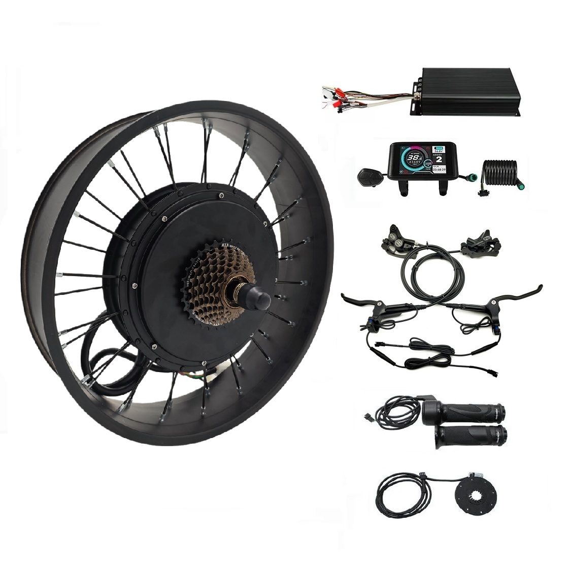 48V-72V 100A 5000W eBike Fat W - 72V 100A Sabvoton Controller 评论和价格