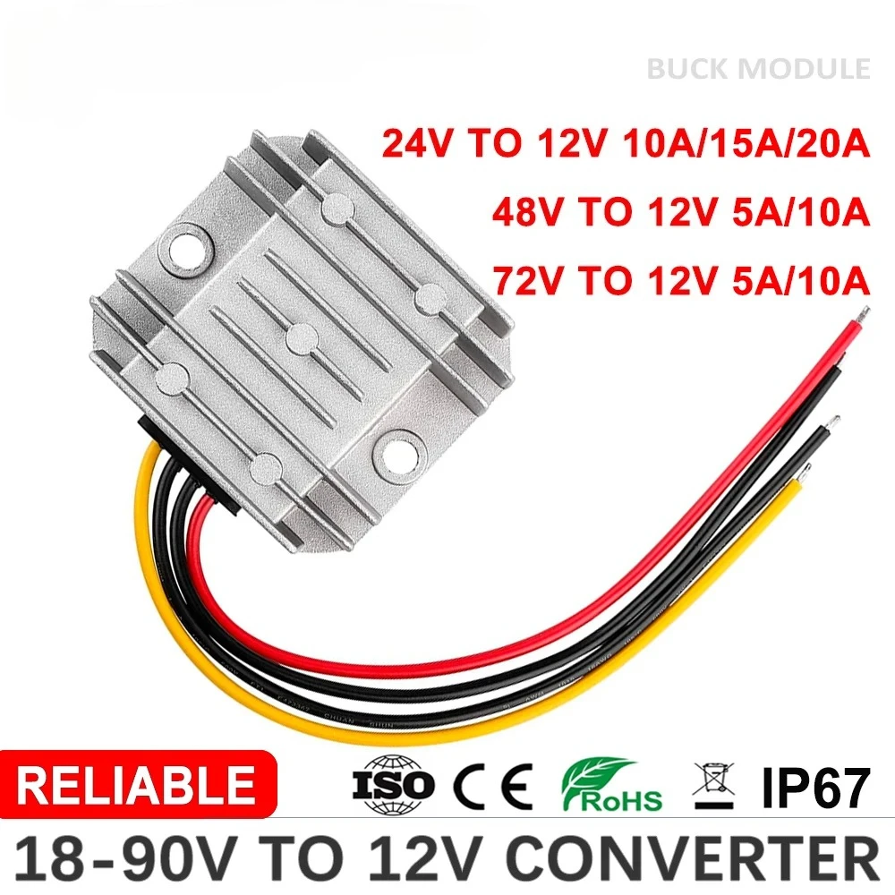 20-90V to 12V 5A 10A 15A 20A D - 72V 15A Fast Charger 评论和价格