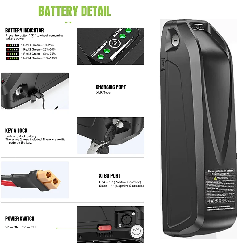 E bike Battery 21700 Hailong P - 72V 50Ah 21700 Lithium Battery 评论和价格