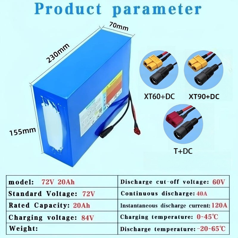 21700 72V Lithium Battery Pack - 72V 40Ah Lifepo4 Battery Pack 评论和价格