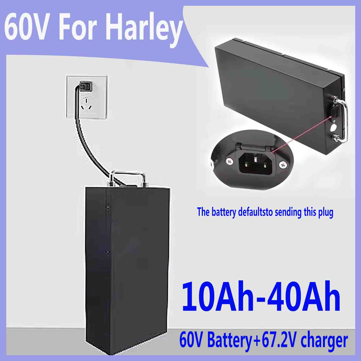 For Harley batteries 60V 20AH  - 60V 50Ah Electric Scooter Battery 评论和价格