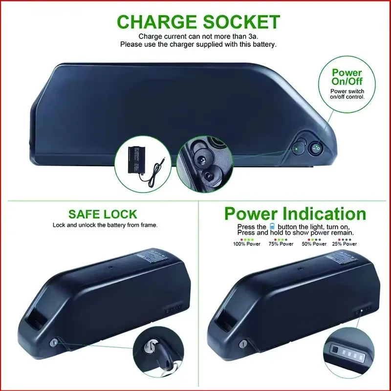 E Bike Hailong chamrider batte - 72V 50Ah 21700 Lithium Battery 评论和价格